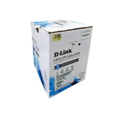 D-LINK 305m Cat6, UTP, 24AWG Grey Indoor Network Cable